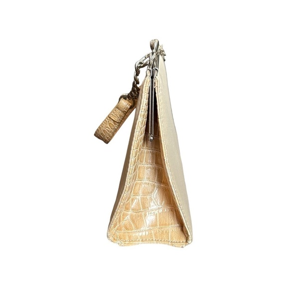 Liz Claiborne Faux Snakeskin & Satin Look Purse Chain and Faux Snakeskin Strap - Picture 4 of 16